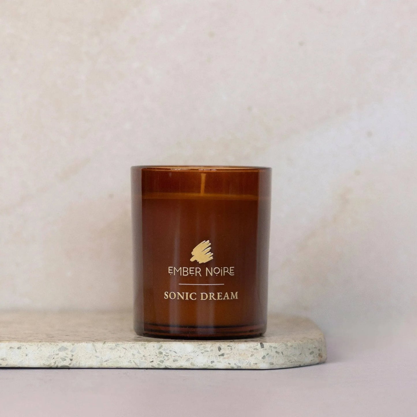 Sonic Dream calming soy candle designed for sleep and evening rituals